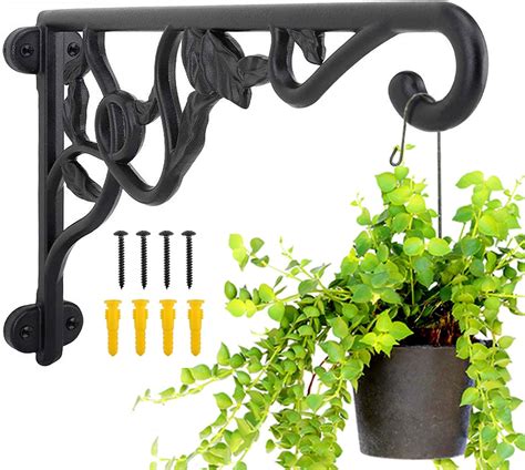 metal brackets to hang flower pots|heavy duty hanging plant brackets.